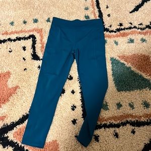 New blue green color leggings